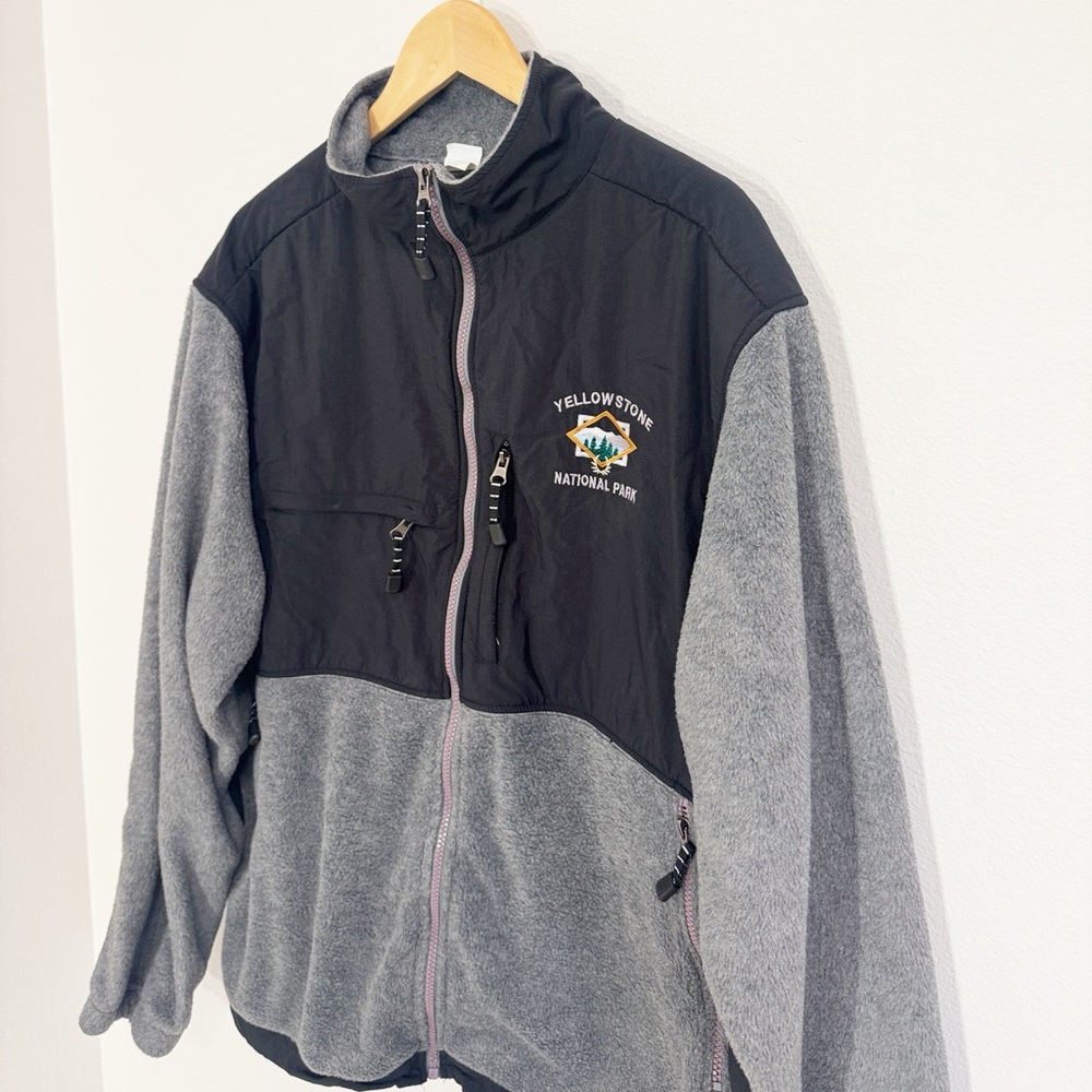 YELLOWSTONE National Park Fleece Jacket Size XXL EUC - Picture 2 of 7